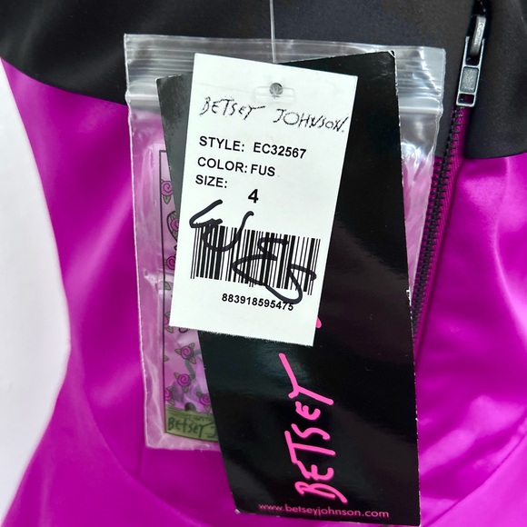 NWT - VINTAGE Betsey Johnson Strapless Dress - Picture 4 of 5